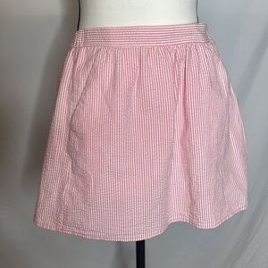 Lilly Pulitzer pink Seersucker Skirt